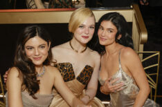Monica Barbaro, Elle Fanning, and Kylie Jenner - 2025 Golden Globes
