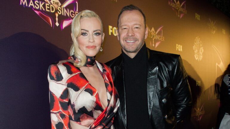 Jenny McCarthy and Donnie Wahlberg attend Fox's 'The Masked Singer' Premiere