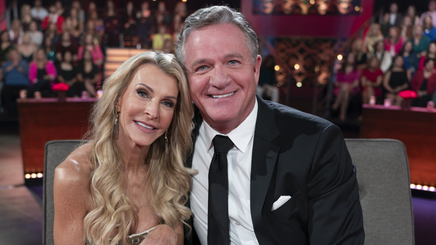 Joan Vassos during the finale of 'The Golden Bachelorette'