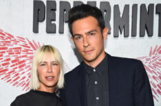 Nicole Vicius and John Boyd attend the premiere of STX Entertainment's 'Peppermint' at Regal Cinemas L.A. LIVE Stadium 14 on August 28, 2018 in Los Angeles, California.