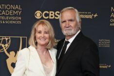 Laurette Spang McCook and John McCook attend the 51st annual Daytime Emmys Awards at The Westin Bonaventure Hotel & Suites, Los Angeles on June 07, 2024 in Los Angeles, California.