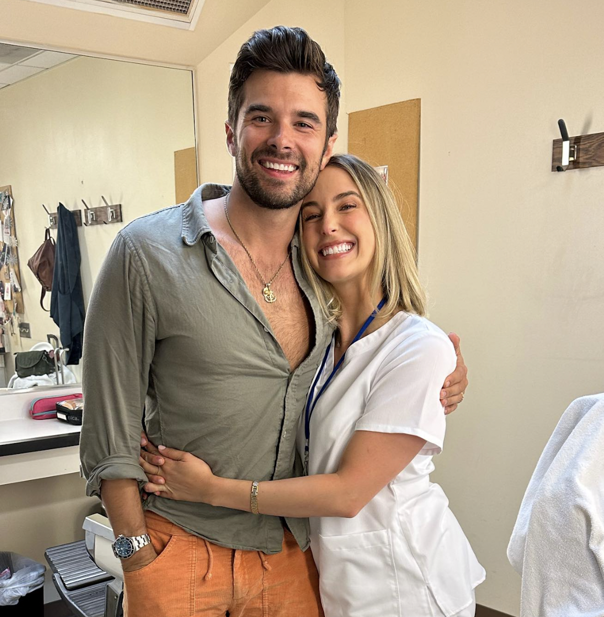 Josh Swickard and Lauren Swickard together