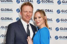 Kevin McKidd and Danielle Savre attend the Global Down Syndrome Foundation's 15th Annual Be Beautiful Be Yourself Fashion Show at Sheraton Downtown Denver Hotel on November 18, 2023 in Denver, Colorado.