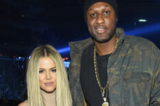 Khloe Kardashian and Lamar Odom attend Kanye West Yeezy Season 3 on February 11, 2016 in New York City.