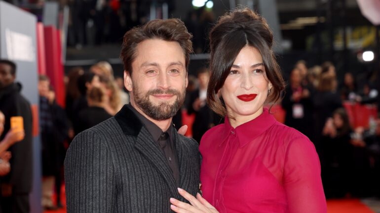 Kieran Culkin and Jazz Charton attend the "A Real Pain" Special Presentation during the 68th BFI London Film Festival at The Royal Festival Hall on October 13, 2024 in London, England.