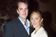 Actress Kim Raver and her husband Manuel Boyer attend a party to preview the new Mexican resort 'One & Only Palmilla' and its new restaurant 'C' at the Four Seasons Restaurant September 29, 2003 in New York City.