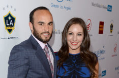 Landon Donovan and his girlfriend Hannah Bartell attend the Make-A-Wish Greater Los Angeles Wishing Well Winter Gala