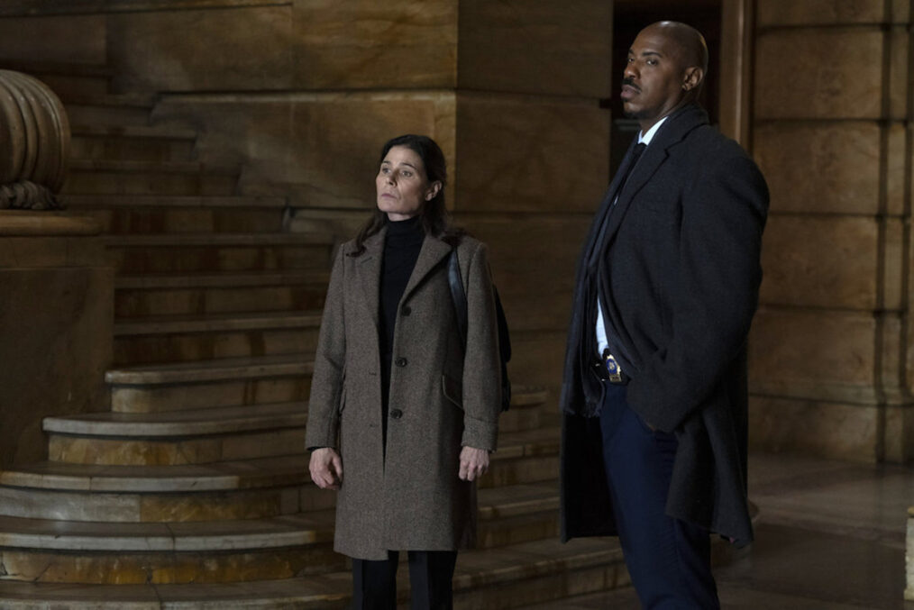 Maura Tierney as Lt. Jessica Brady, Mehcad Brooks as Det. Jalen Shaw — 'Law & Order' Season 24 Episode 11 