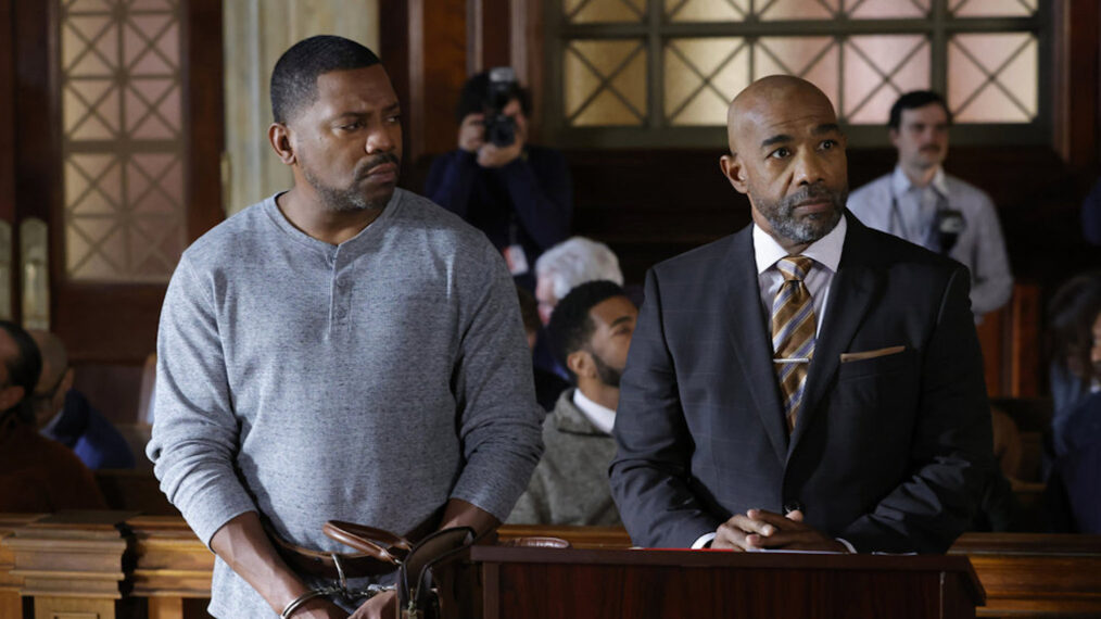 Mekhi Phifer as Lyman Ross, Michael Beach as Atty. Harris — 'Law & Order' Season 24 Episode 11 