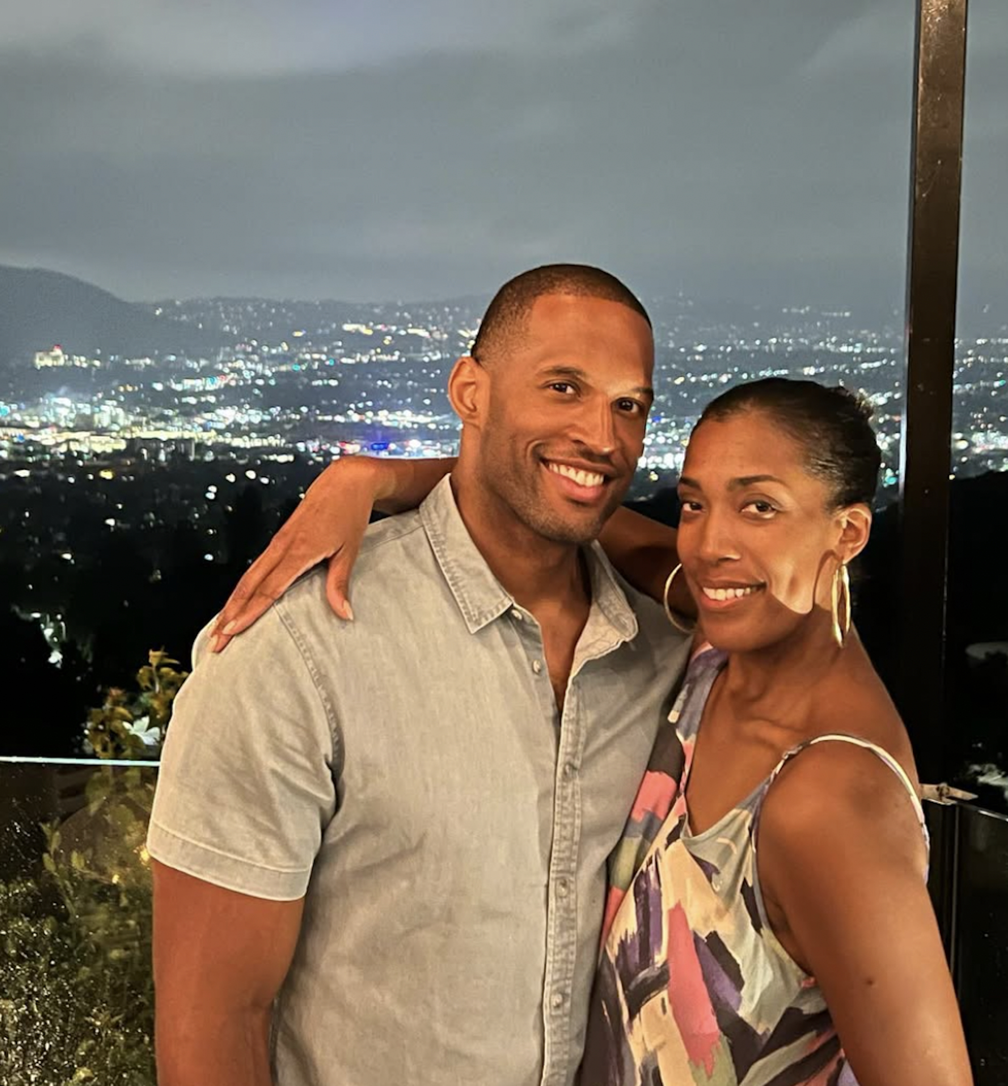 Lawrence Saint-Victor and his wife