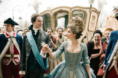 Louis Cunningham (Louis), Emilia Schüle (Marie Antoinette) in 'Marie Antoinette' Season 1 Episode 7 - 'The Ostrich'