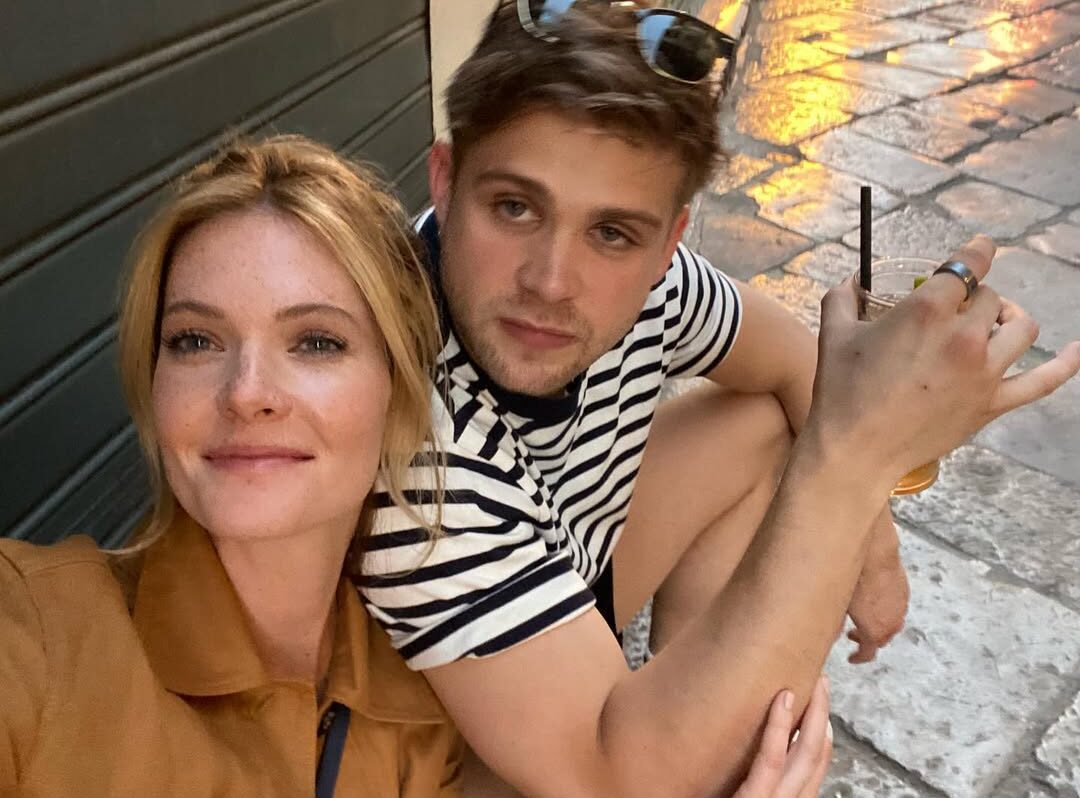 Meghann Fahy and Leo Woodall in Sicily While Filming 'The White Lotus'