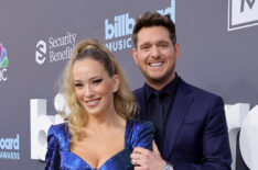 Luisana Lopilato and Michael Bublé attend the 2022 Billboard Music Awards