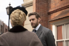 Alexander Blake (Tom Durant Pritchard), Eliza Scarlet (Kate Phillips) in 'Miss Scarlet' Season 5 Episode 2