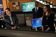 Wilmer Valderrama as NCIS Special Agent Nicholas “Nick” Torres, Rocky Carroll as NCIS Director Leon Vance, and Katrina Law as NCIS Special Agent Jessica Knight — 'NCIS' Season 22 Episode 11 'For Better or Worse'