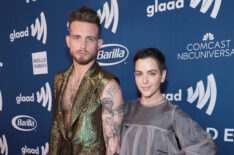 Nico Tortorella and Bethany Meyers attend Rising Stars at the GLAAD Media Awards