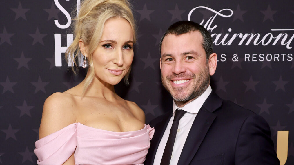 Nikki Glaser and Chris Convy attend the 28th Annual Critics Choice Awards at Fairmont Century Plaza on January 15, 2023 in Los Angeles, California.
