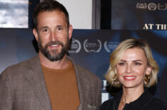 Noah Wyle and Sara Wells attend the 'At The Gates' LA Special Screening - Picturehouse Will Open The Film On 11/3 In LA And On 11/10 In NY at AMC The Grove 14 on November 02, 2023 in Los Angeles, California.