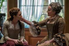 Sophie Skelton and Maria Doyle Kenned in 'Outlander' Season 4