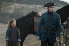 Florrie May Wilkinson and Charles Vandervaart in 'Outlander' Season 7 finale