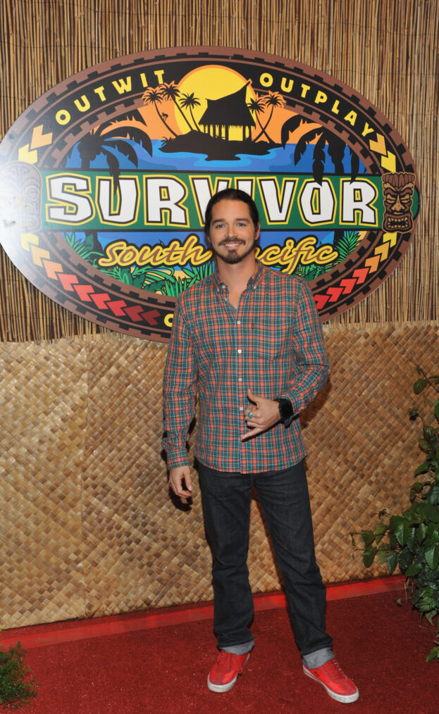 Ozzy Lusth poses at the CBS' 
