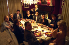 Claire Rushbrook, Oliver Chris, Emily Atack, Danny Dyer, Katherine Parkinson, Bella Maclean, Alex Hassell, Nafessa Williams, and David Tennant — 'Rivals' Season 1 Episode 2