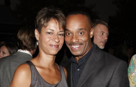 Actor Rocky Carroll and his wife Gabrielle Bullock pose at the CW/Showtime/CBS Television TCA Party at Boulevard3 on July 18, 2008 in Los Angeles, California.