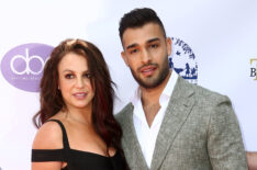 Britney Spears and Sam Asghari attend the 2019 Daytime Beauty Awards