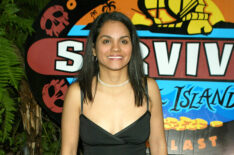Survivor winner Sandra Diaz-Twine arrives at the season finale of 'Survivor-Pearl Islands'