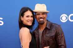 Jesiree Dizon and Shemar Moore attend CBS' Fall Schedule Celebration at Paramount Studios on May 02, 2024 in Los Angeles, California.