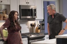 Kat Dennings and Tim Allen in 'Shifting Gears' Season 1