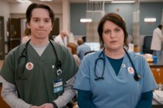 Mekki Leeper and Allison Tolman in 'St. Denis Medical'