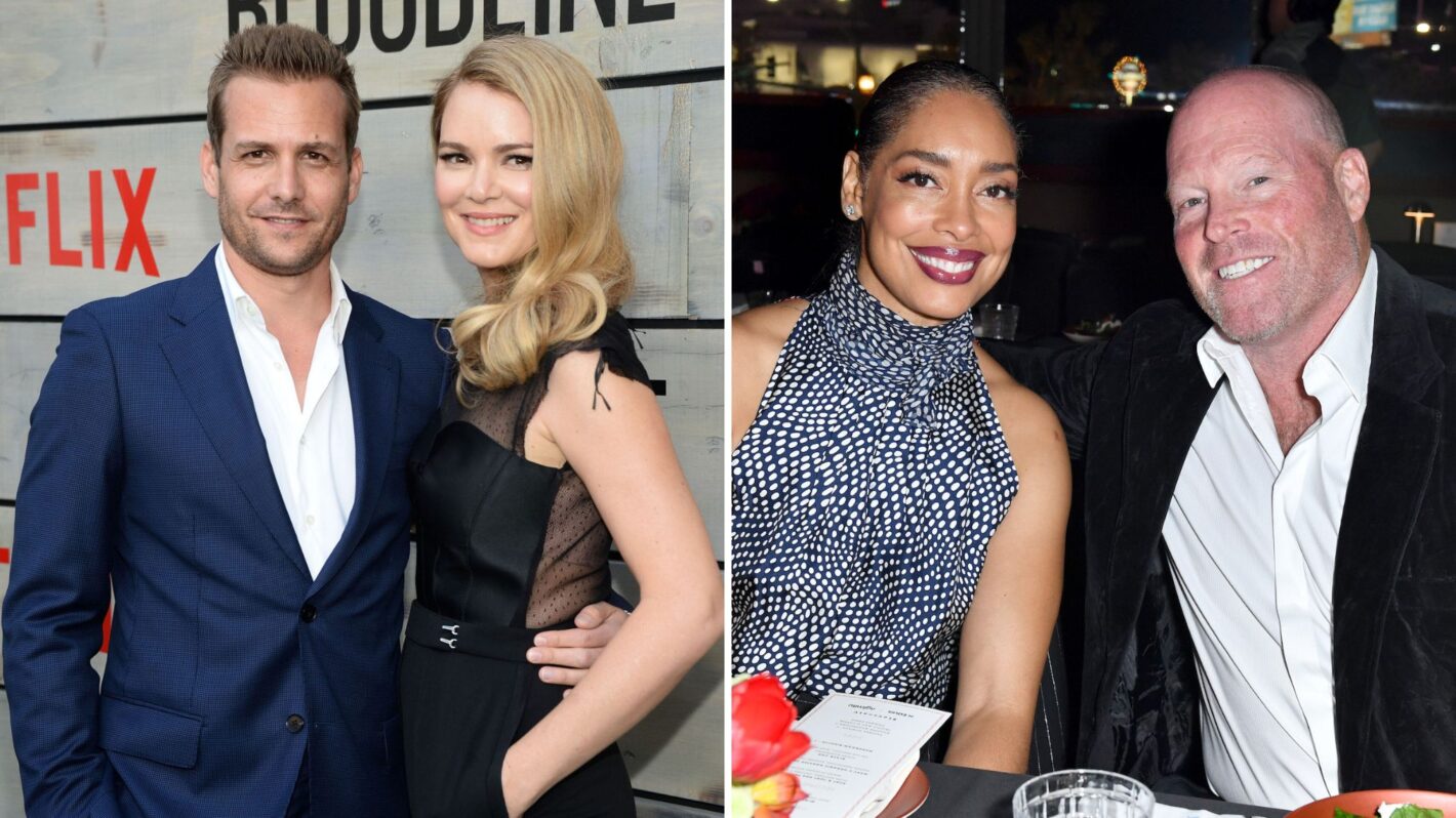 Actor Gabriel Macht and actress Jacinda Barrett attend the Premiere of Netflix's