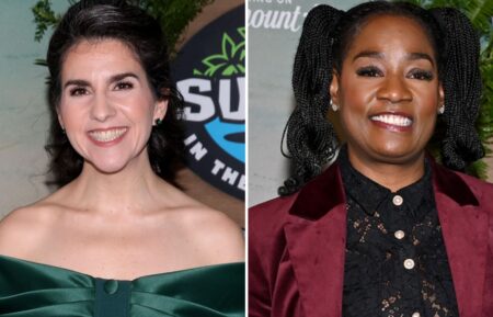 Aubry Bracco and Cirie Fields at Survivor 50 Premiere