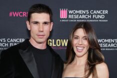 Tanner Novlan and Kayla Ewell attend 'An Unforgettable Evening' Benefiting The Women's Cancer Research Fund at Beverly Wilshire, A Four Seasons Hotel on April 10, 2024 in Beverly Hills, California.