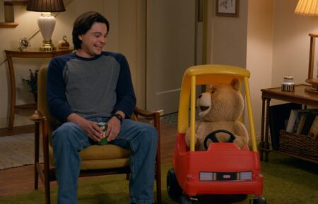 Max Burkholder as John, Seth MacFarlane as voice of Ted