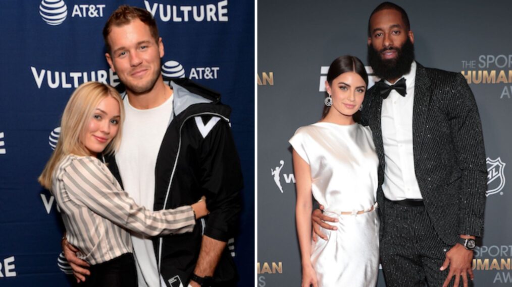 Cassie Randolph and Colton Underwood attend Vulture Festival Presented By AT&T, Rachael Kirkconnell and Matt James attend the 2021 Sports Humanitarian Awards