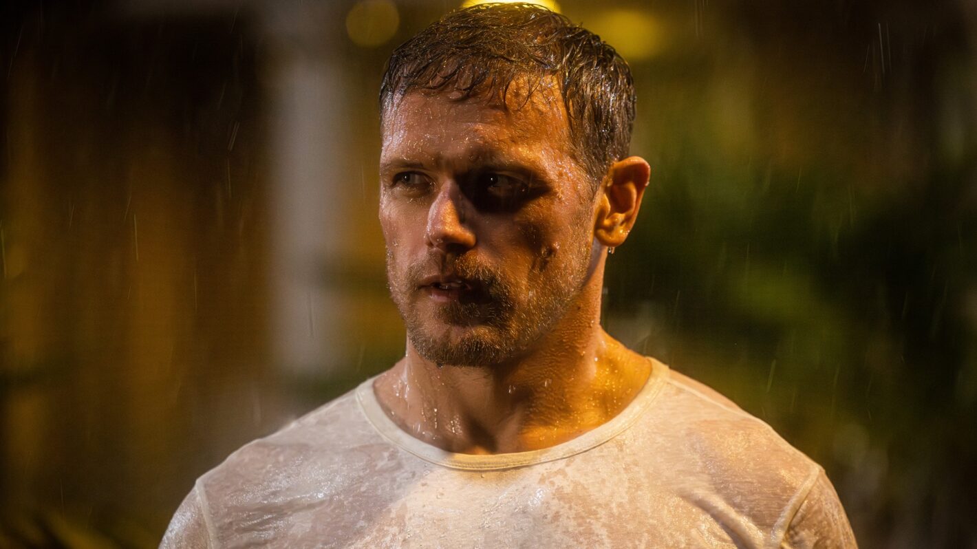Sam Heughan in 'The Couple Next Door'