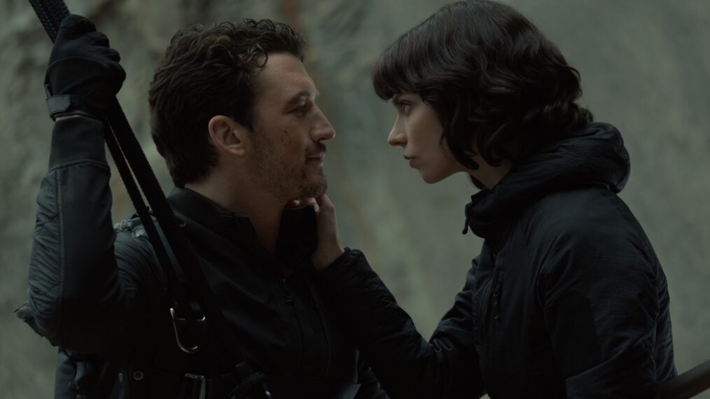 Miles Teller and Anya Taylor Joy in 'The Gorge'
