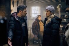 Nick Wechsler as Oliver Odell, Melissa Roxburgh as Rebecca ‘Bex’ Henderson — 'The Hunting Party' Season 1 Episode 1 'Richard Harris'