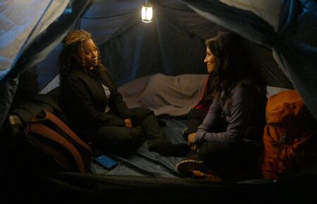 Maahra Hill as Marisa, Karen David as Rose Dinshaw — 'The Irrational' Season 2 Episode 9 