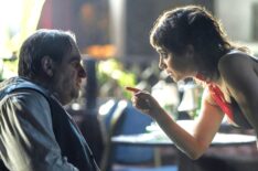 Colin Farrell and Cristin Milioti in 'The Penguin' Season 1