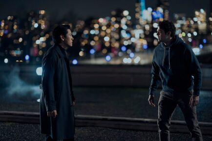 Teo Yoo and Noah Centineo in 'The Recruit' Season 2