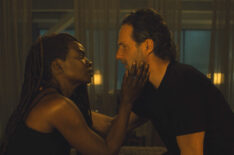 Andrew Lincoln as Rick Grimes, Danai Gurira as Michonne in 'The Walking Dead: The Ones Who Live' Season 1 Episode 4