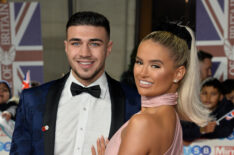 Tommy Fury and Molly-Mae Hague attend Pride Of Britain Awards 2019 at The Grosvenor House Hotel on October 28, 2019 in London, England.