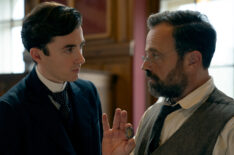 Matthew Beard as Max and Jüergen Maurer as Oskar in 'Vienna Blood' Season 4