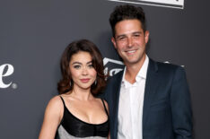 Sarah Hyland and Wells Adams attends Variety's 2024 Power Of Women: Los Angeles Event