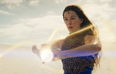Rosamund Pike as Moiraine Damodred in 'The Wheel of Time' Season 3