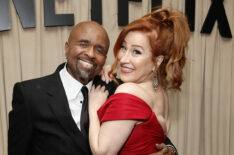 William Stanford Davis and Lisa Ann Walter attend Netflix's Golden Globe Afterparty 2025