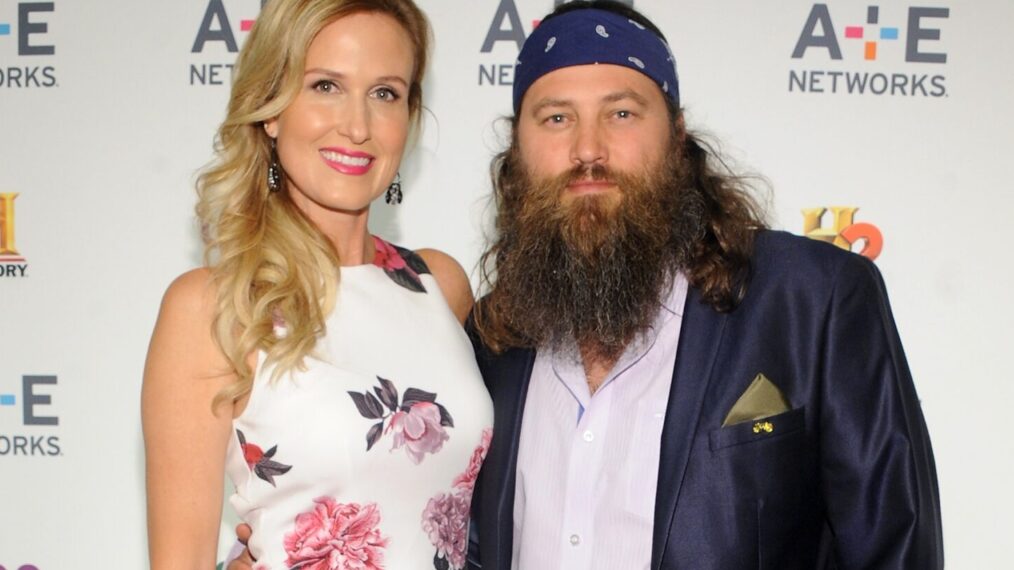 Willie and Korie Robertson attends 2015 A+E Networks Upfront